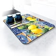 thumbnail image 4 of Rubber Dish Drying Mat for Kitchen Counter Large Lemon Washable Quick Home Coffee Pad Fit Under Sink,Bar,Utensils 16x18in, 4 of 5