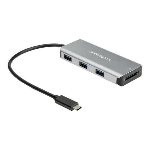 StarTech 3 -Port USB-C Hub with SD Card Reader HB31C3ASDMB