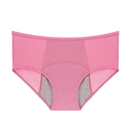

NECHOLOGY Womens Panties Women s Stretch Cotton Underwear High Waisted Panties Soft Breathable Briefs Pink 5X-Large