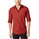 thumbnail image 2 of INC Mens LS Utility Button Up Shirt, Rojo, X-Small, 2 of 2