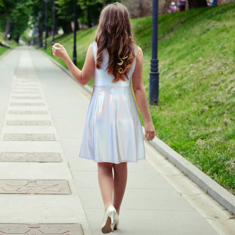 iridescent skater dress Sorbet Swirl Skater Dress