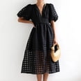 thumbnail image 5 of Ketyyh-chn99 Robes d'Été pour Femmes Grande Taille Décontractées de Plage Robe d'Été à Manches Longues Confortable Longue Robe Noir,m, 5 of 5