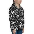 thumbnail image 5 of Kdxio Hand Drawn Snake Pattern Kids Boys Girls Zip Up Hoodie 3D Printed Hooded Sweatshirt Hoody Coat with Pocket 7-12 Y-Medium, 5 of 6