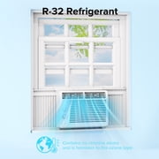 KISSAIR 5000 BTU Window Air Conditioner for Small Rooms AC Unit Air Conditioner Cools Up to 150 sq.ft