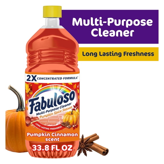 Fabuloso 2X Limited Edition Pumpkin Spice Season Multi-Purpose Cleaner, 33.8 fl oz