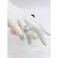 thumbnail image 3 of 8x6mm-12x10mm Brilliant Radiant Cut, Wide Trellis Solitaire Engagement Wedding Ring, 5A Cubic Zirconia, Made to Order, Sterling Silver, 3 of 5