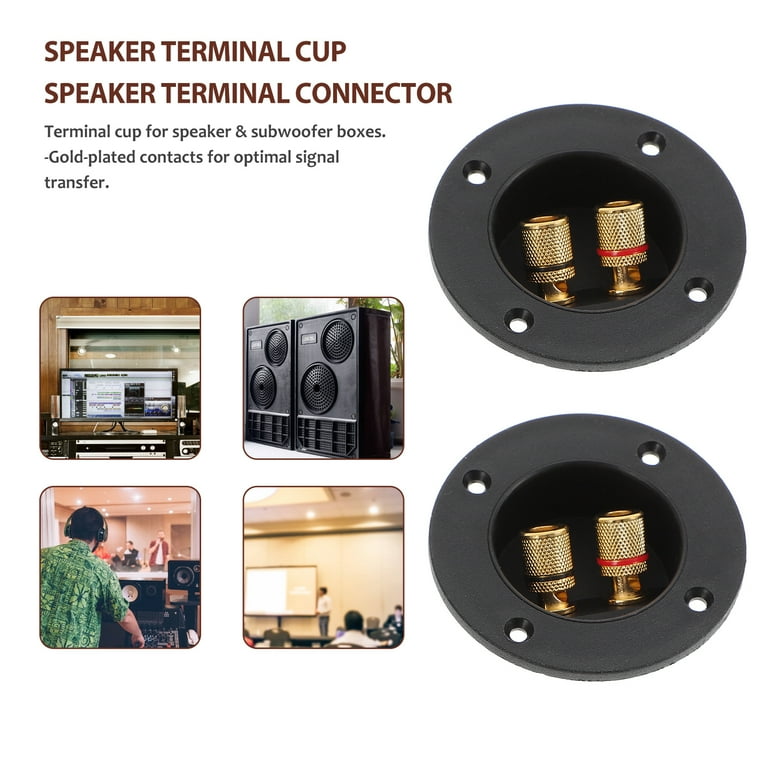 Terminal cups subwoofer best sale box