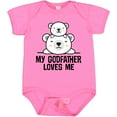 thumbnail image 3 of Inktastic My Godfather Loves Me Godson Bear Boys or Girls Baby Bodysuit, 3 of 5