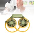 thumbnail image 4 of Portable Neck Fan Bendable Wearable USB Rechargeable Hand Free Mini Hanging Fan for Office Travel Yellow, 4 of 10