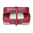 thumbnail image 5 of Leader Accessories New Low Back Folding Boat Seat，White/Red, 5 of 6