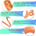 thumbnail image 4 of Juego inflable Hoshin para lanzar anillos con cuernos de reno, paquete de 2, 4 of 7