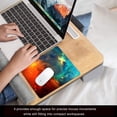 thumbnail image 4 of Orange & Cyan Nebula Galaxy Mouse Pad Small NonSlip Washable Office Computer Mouse Pad, 9.5x7.9 Inch, Ideal for Home, Office, Gaming, 4 of 6