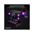thumbnail image 2 of Phanteks XT View, Mid-Tower Gaming Chassis, Tempered Glass Front and Side Window, USB-C 3.2 Gen2, 3x M25-120 D-RGB fans included, Black, 2 of 5
