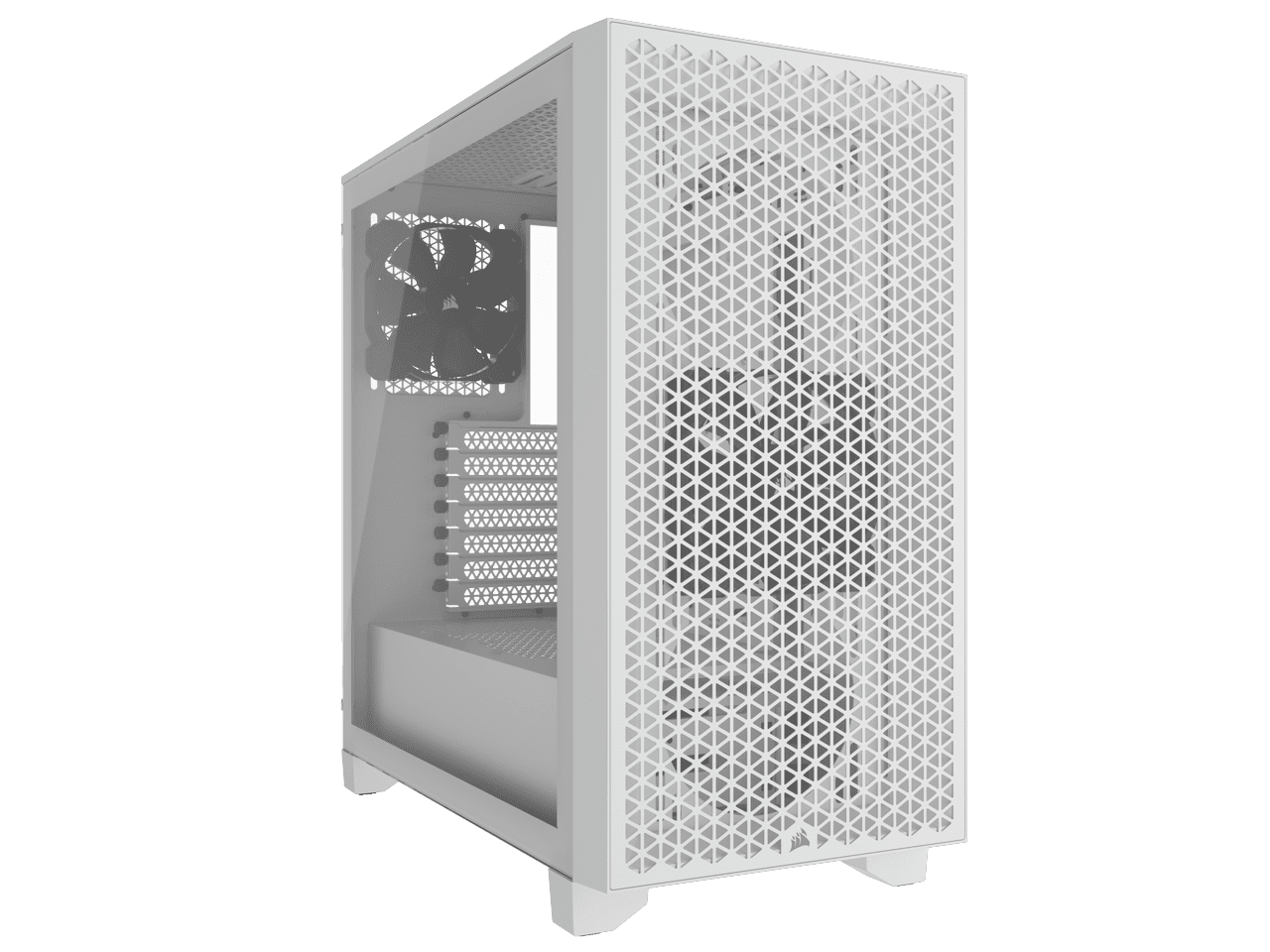 Corsair 3000D AIRFLOW Mid-Tower PC Case, White CC-9011252-WW