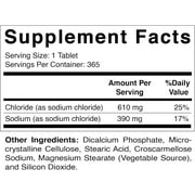 Vitamatic 2 Pack Sodium Chloride 1000mg, 365 Tablets