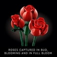 thumbnail image 6 of LEGO Botanicals Bouquet of Roses Artificial Flowers - Building Set for Adults, Ages 18+ - Valentines Day Gift - Fake Red Roses Decor - 10328, 6 of 9