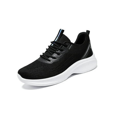 

Woobling Womens Sneakers Low Top Athletic Shoes Mesh Running Shoe Women Casual Sneaker Comfort Patchwork Non-Slip Black 7.5