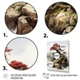 thumbnail image 3 of Designart "Elegance of Bonsai Landscape" Landscapes Framed Wall Art - Traditional Green Tree Bonsai Entryway Framed Wall Art Print, 3 of 6