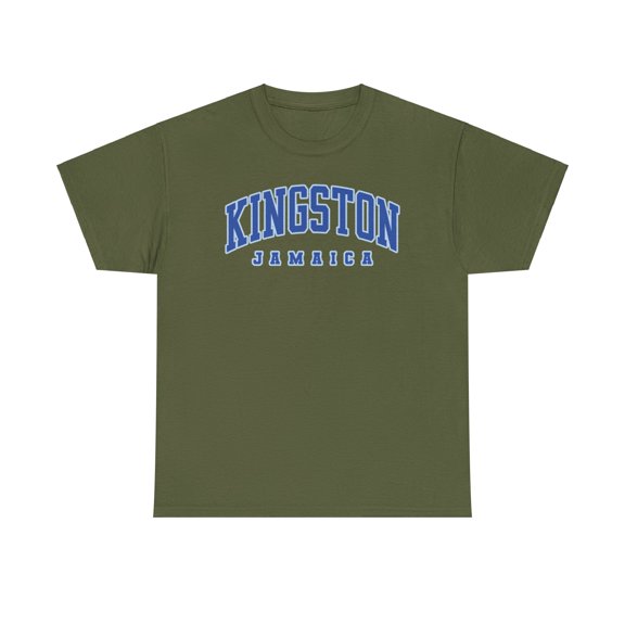 Kingston Jamaica Shirt Gifts Tshirt Crew Neck Short Sleeve