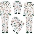 thumbnail image 5 of Conjunto de pijamas de manga larga para padres e hijos, estampado de alces navideños, europeo y americano, ropa para el hogar, 2024, 5 of 5