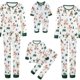 thumbnail image 5 of Conjunto de pijamas de manga larga para padres e hijos, estampado de alces navideños, europeo y americano, ropa para el hogar, 2024, 5 of 5