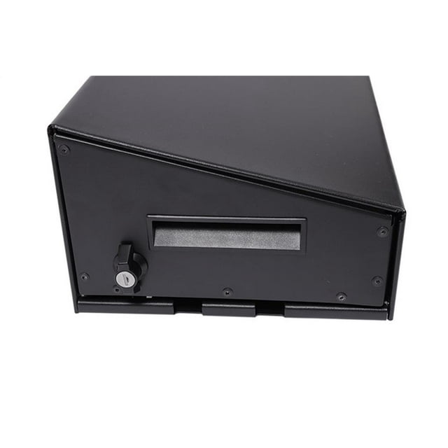 Dee Zee Under Seat Storage Unit DZ700 Under Rear Seat; 3 compartments; Black; Steel; With Keys/Mounting Hardware