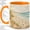 Orange, variant on Coastal Lighthouse Accent Mug, 11oz Ceramic Coffee Cup for Beach Lovers