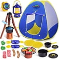 thumbnail image 1 of Tienda de campaña FUN LITTLE TOYS para niños con juguetes de campamento durante más de 2 años, 1 of 7