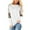 #1 White, variant on Womens Tops Long Sleeve Round Neck T-Shirts for Women Fall Fashion Leopard Print Tops Casual Workout Loose Tunics Tops Blouses White