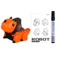 thumbnail image 2 of Juguete de dinosaurio caminando, robot con sonidos, líneas interactivas hechas a mano rastrean el juguete de los dinosaurios modelo de animales para Estilo C, 2 of 8
