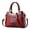078-88Red, variant on Small Blue Compact Glossy Crocodile Pattern PU Leather Crossbody Bag for Women Top Handle Purses for Women with Adjustable Shoulder Strap For Shopping Office Travel