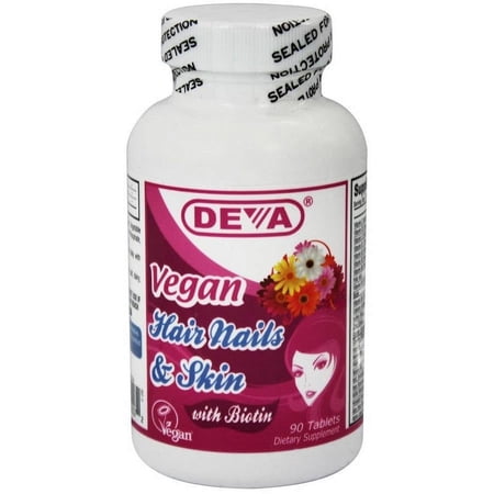 Deva Hair, Nails & Skin, Vegan, 90 CT