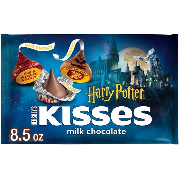 Hershey's Kisses Milk Chocolate Harry Potter, Halloween Candy Bag, 8.5 oz