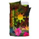 thumbnail image 2 of Juego de cama personalizado Polinesia filipina Hibisco y hojas de plátano, 2 of 6