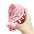 thumbnail image 2 of Silicone Body Brush, Exfoliating Body Scrubber, Silicone Body Scrubber Loofah, Silicone Bath Brush, Soft Exfoliating, 2 of 5