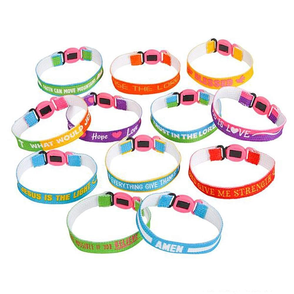 Assorted Religious Friendship Bracelet 150 Pieces, Church Events, Gift Ideas,  Youth Groups Souvenirs, Fundraising Campaign, Inspirational Messages, Best  Friends Forever, Worship Concert - Walmart.com