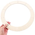 thumbnail image 4 of FONDOTIN Craft Rings for Diy Projects Wooden Beige 6Pcs, 4 of 4