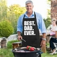 thumbnail image 5 of sidao 100% Cotton Funny Apron for Men Women Adjustable Bib Aprons with 2 Pockets Grill Kitchen Cooking BBQ One Size Fits All, 5 of 6