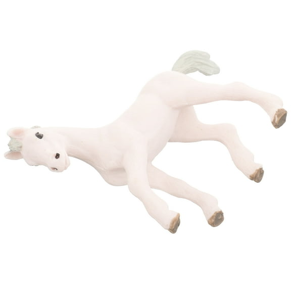 unbranded Artificial Horse Figurine Plastic Horse Photo Prop Simulation Lifelike Horse Statue