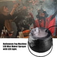 thumbnail image 3 of Halloween Mist Maker Fogger Water Fountain Fog Machine Color Changing Party Prop, 3 of 8