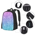 thumbnail image 2 of Balery Multicolor Glitter Mochila para hombre y mujer - Tela Oxford 600D resistente - Gran capacidad, resistente al agua, ideal para la escuela, viajes y senderismo, 2 of 6
