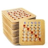GSE Games & Sports Expert Bingo Cards, 5 Ply Stitched Shutter Bingo Cardboard with Fingertip Shutter Sliding Window for Bingo Game (100 Pack)