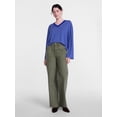 thumbnail image 3 of Scenario Women's and Women's Plus Relaxed Tee with Long Sleeves, Sizes XS-4X, 3 of 6