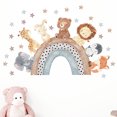 thumbnail image 4 of Un Ensemble d'Autocollants Muraux Arc-en-Ciel Animaux Décor Mural, 4 of 5