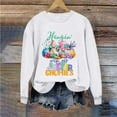 thumbnail image 2 of ICHUANYI Easter Day Women's Crew Neck Print Hoodie Long Sleeve Top, 2 of 3