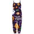 thumbnail image 5 of Shadoumai Halloween Romper Suspender Romper For Kids Boys And Girls Ages 1–6, Loose Harem Style Festive Daily Wear Clothes Romper, 5 of 6
