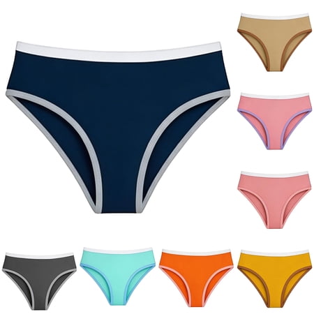 RMGVDSD Girls Swimwear Bottoms Girls Color Block Swim Bottoms Beach Bikini Briefs For Kids Elastic Waist Swimming Bottoms Summer Swimsuit 2-3 Years