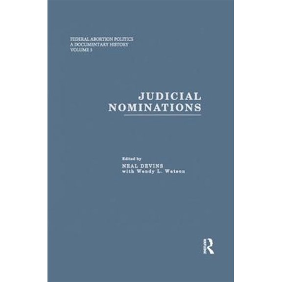Pre-Owned Judicial Nominations, (Paperback)