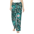 thumbnail image 2 of Picia Lephants in the Jungle Womens Soft Woven Cotton Elastic Waistband Sleep Pajama Pant Lounge Sleep Pant With Pockets And Drawstring-X-Large, 2 of 9