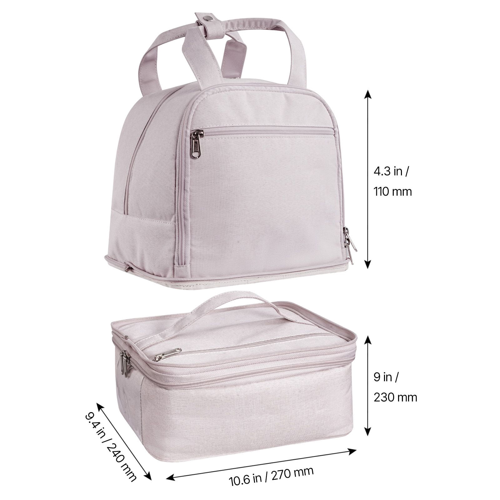 Light pink convenient breast pump backpack with ice pack, suitable for S1/S2 breast milk storage accessories, work travel home